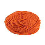 25G Acrylic Fiber Yarns, for Knitting & Crochet, Round, Orange Red, 2mm(OCOR-TADJ0001-01B)