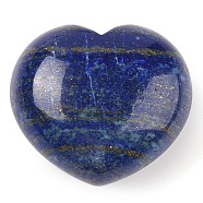 Natural Lapis Lazuli Thumb Massage Stone, Heart Pocket Palm Stones, for Relaxing, Pain Relief, 40~41x45x24~26mm(G-I367-06I)