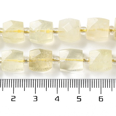 Natural Lemon Quartz Beads Strands(G-B065-A10)-5