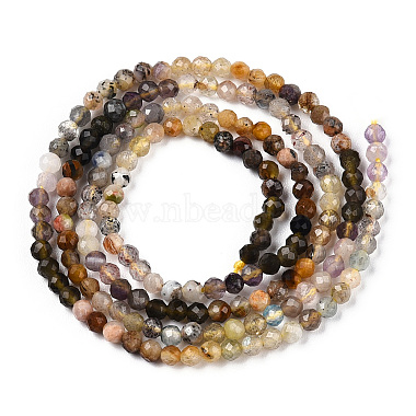 Natural & Synthetic Mixed Gemstone Beads Strands(G-D080-A01-03-17)-2
