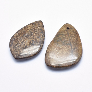 Natural Bronzite Big Pendants(G-K256-69B)-2