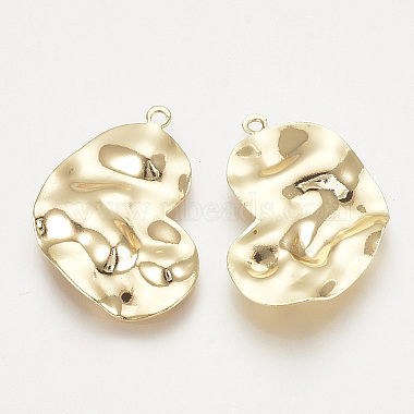 Real Gold Plated Heart Brass Pendants