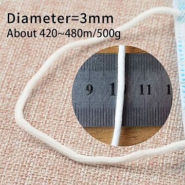 Gorgecraft Round Polyester & Spandex Elastic Band for Mouth Cover Ear Loop(EC-GF0001-04)-3