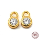 Real 18K Gold Plated 925 Sterling Silver Charms(STER-K176-03F-G)-1