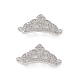 Brass Micro Pave Clear Cubic Zirconia Connetor Charms(KK-E068-VB046)-2