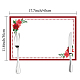 Rectangle with  Flower Pattern Cotton Linen Cloth Table Mat(AJEW-WH0196-004)-2