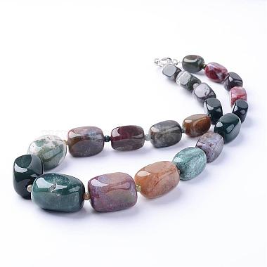Gemstone Graduated Beads Necklaces(NIEW-F118-A)-2