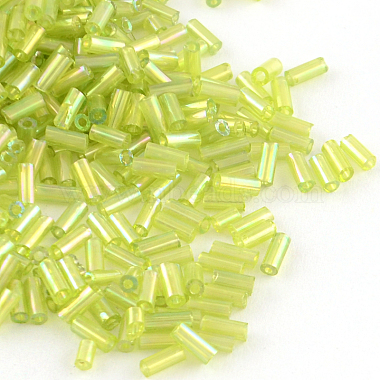 4mm GreenYellow Glass Beads