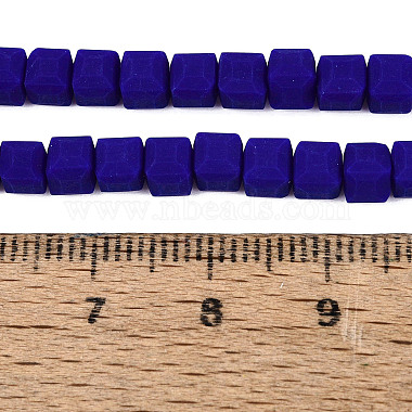 brins de perles de verre d&eacute;polies opaques(GLAA-N072-01A-B10)-4