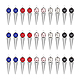 30Pcs 5 Colors 202 Stainless Steel Pendants(STAS-UN0049-61)-1