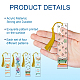 4 Patterns Rectangle Waterproof Acrylic Bookmarks Set(DIY-GL0004-50B)-4