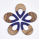 Resin & Walnut Wood Pendants(RESI-S358-94B)-1