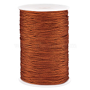 Elite 200 Yards Nylon Braided Threads, Chinese Knot Cord, Round, Peru, 1.5mm, about 200.00 Yards(182.88m)/Roll(NWIR-PH0002-23C)