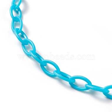 Personalized ABS Plastic Cable Chain Necklaces(NJEW-JN03220-07)-3