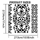 US 1Pc PET Hollow Out Drawing Painting Stencils(DIY-MA0002-91A)-2