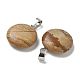 Natural Picture Jasper Pendants(G-B127-14P-05)-2