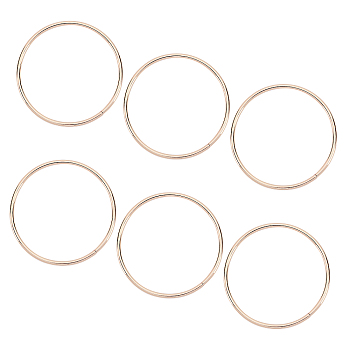 Round/Circular Ring Iron Purse Handles, for Bag Making, Purse Making, Handle Replacement, Golden, 11.15x0.5cm, Inner Diameter: 10.15cm