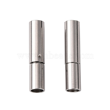 304 Stainless Steel Bayonet Clasps(STAS-P226-01E)-2
