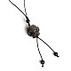 Natural Silver Obsidian Pendant for Mobile Phone Strap(PW-WG59344-08)-1