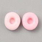 Opaque Resin Beads, Letter, Letter O, 10.5~14x8~13x5~6mm, Hole: 1.2~1.4mm(RESI-WH20005-13O)