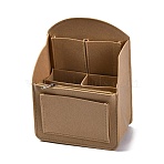 Felt Backpack Organizer Insert, Rucksack Bag Accessories, with Alloy Zipper, Pale Goldenrod, 26.3x19.5x1.9cm, Unfold: 26.5x19.5x11.5cm(FIND-WH0248-288A-03)