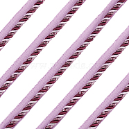 Polyester Ribbon, For Costumes Clothing Robes Edge Strip, Sewing Accessory, Purple, 5/8 inch(16mm), about 12.5m/bundl(OCOR-WH0057-12D)