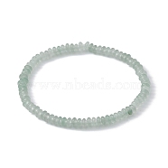 Natural Green Aventurine Rondelle Beaded Stretch Bracelets, Inner Diameter: 2 inch(5.15cm)(BJEW-JB09980-02)