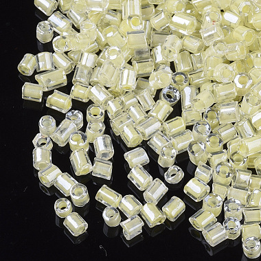 8/0 Two Cut Glass Seed Beads(SEED-S033-10A-06)-2