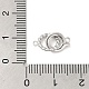 застежки из стерлингового серебра с родиевым покрытием 925(STER-G038-06P)-3