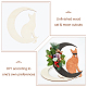 Unfinished Wood Cat & Moon Cutouts(WOOD-WH0026-30)-4