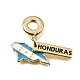 Brass Enamel European Dangle Charm(KK-CBAA632-24G)-1