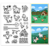 Custom PVC Plastic Clear Stamps, for DIY Scrapbooking, Photo Album Decorative, Cards Making, Mixed Shapes, 160x110x3mm(DIY-WH0448-0425)