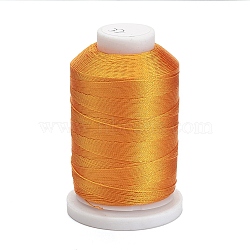 Nylon Thread, Sewing Thread, 3-Ply, Orange, 0.3mm, about 500m/roll(NWIR-E034-A-32)