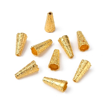 Apetalous Alloy Bead Cone, Antique Golden, 17.5x8.5mm, Hole: 1.8mm