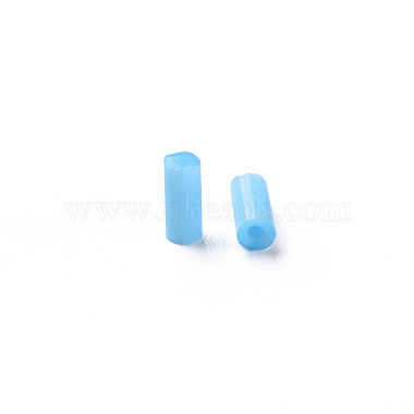 Opaque Colours Glass Bugle Beads(SEED-N005-001-B05)-6