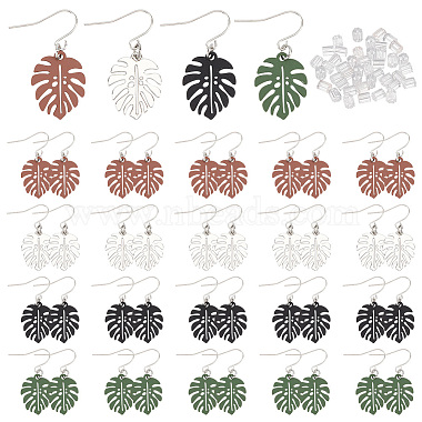 Mixed Color Alloy Earrings