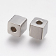 anlaufgesch&uuml;tzte 304 Edelstahlperlen(STAS-K171-40P-5x5mm)-2
