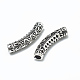 Thailand 925 Sterling Silver Tube Beads(STER-T002-01AS)-2