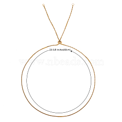 4Pcs 4 Styles 304 Stainless Steel Box Chain Slider Necklace Making, Venice Chains Bolo Necklace Making, Golden & Stainless Steel Color, 1pc/style(AJEW-SZ0001-54)