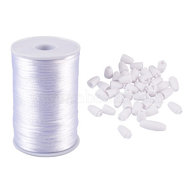 2.5mm White Polyester Thread & Cord