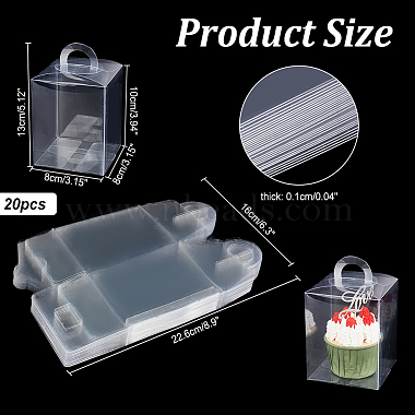 прозрачные пластиковые подарочные коробки(CON-WH0086-044)-2
