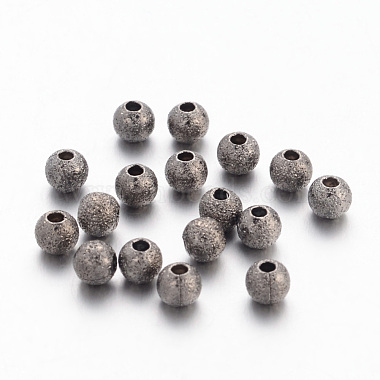 Gunmetal Round Iron Beads