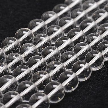 6mm Clear Round Quartz Crystal Beads