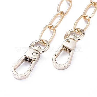 Aluminum Paperclip Chains Bag Straps(AJEW-BA00003)-2