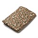 Flower Print Cotton Cloth Wallets with Alloy Zipper(AJEW-B024-01)-2