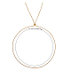 4шт. 4 стили 304 изготовление ожерелья-слайдера с цепочкой из нержавеющей стали(AJEW-SZ0001-54)-1