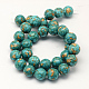 Dyed Synthetic Turquoise Round Bead Strands(TURQ-Q100-01A-01)-2
