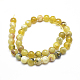 Natural Yellow Opal Round Bead Strands(G-M296-02-10mm)-4