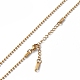 Ion Plating(IP) 304 Stainless Steel Ball Chain Necklace for Men Women(NJEW-K245-017E)-2