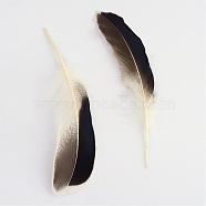 Goose Feather Costume Accessories, Dyed, White, 104~140x20~31mm(FIND-Q043-01)